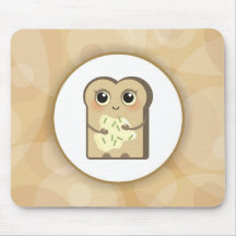 Cute Toasties - Cheese Cream and Chives Mouse Pad