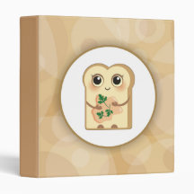 Cute Toasties - Salmon Paté and Parsley Vinyl Binders