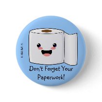 Cute Toilet Paper Button