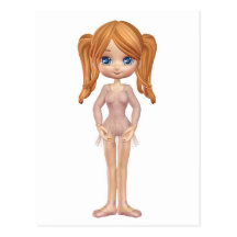 Cute Toon Ballet Student Postcard