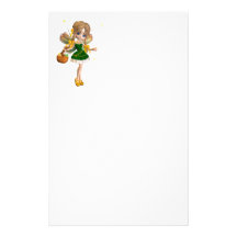 Cute Toon Easter Fairy - 1 Custom Stationery