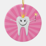 Cute tooth fairy cartoon character ornament
