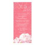 Cute Trendy Peony Summer Floral Wedding Invitation