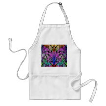 Cute Trendy Watercolor Floral Aprons