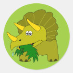 Cute Triceratops Dinosaur Kids Cool Gifts Stickers