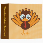 Cute Turkey Binder