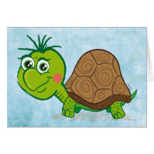 Cute Turtle card