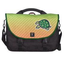 Cute Turtle Design Laptop Commuter Bag