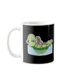 cute turtle drinking milkshake coffee mugs