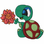 Cute Turtle Embroidered Shirt