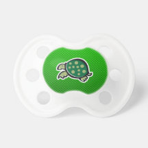 Cute Turtle; Green Baby Pacifier