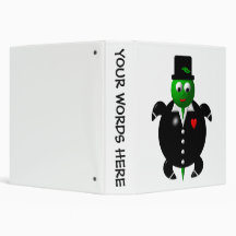 Cute turtle wearing a tuxedo! binder