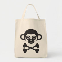 Cute unfinished monkeys bag