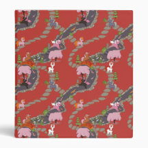 Cute Unicorns in Japanese Garden Binder