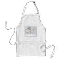 Cute Unicorns In Snow 1 Aprons
