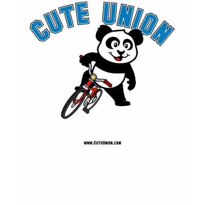 Cute Union Cycling Panda (dark shirts) by cuteunion