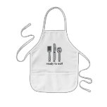 Cute utensils, ready to eat! aprons