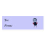 cute vampire school girl business card