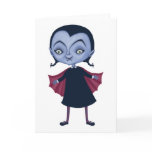 cute vampire school girl card