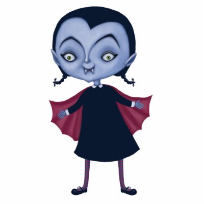 cute vampire school girl acrylic cut outs by doonidesigns