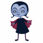 cute vampire school girl photo sculptures