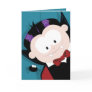 Cute Vampire & Spider | Happy Halloween Card