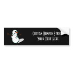 Cute Vector Snowman - Colour