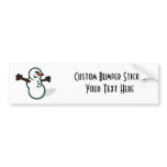 Cute Vector Snowman - Colour