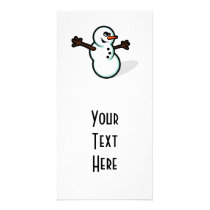 Cute Vector Snowman - Colour