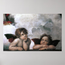 Cute Vintage Angels Raphael Fine Art Posters