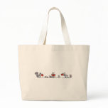 Cute Vintage Squirrels Reading Books Bags