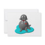 Cute walrus in water