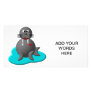 Cute walrus in water