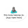 Cute walrus in water