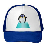 Cute Waving Penguin Trucker Hats