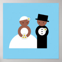 Cute wedding couple