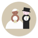 Cute wedding couple