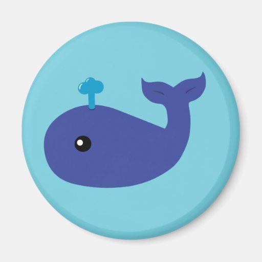 Cute Whale Refrigerator Magnets