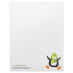 Cute Whimsical Penguin Novelty Letterhead