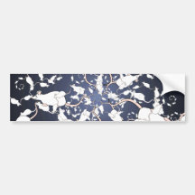 Cute White Mice. In Deep Space. Bumper Sticker