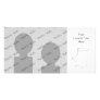 Cute White Mouse Design. Spiral of Mice. Photo Cards