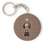 cute wintery penguin key chains