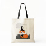 Cute Witch Orange Pumpkin bag