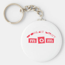 Cute, "Worlds Best Mom" Key Chains