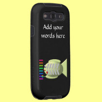 Cute X-ray fish playing the xylophone casemate cases