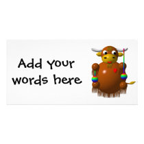 Cute yak with yo-yos