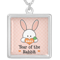 Cute Year of the Rabbit Necklace necklaces
