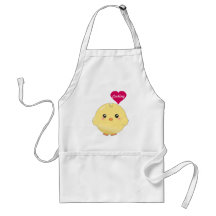 Cute yellow chick apron