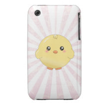 Cute yellow chick iPhone 3 covers