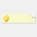 Cute Yellow Chick. Little Bird. Bumper Stickers